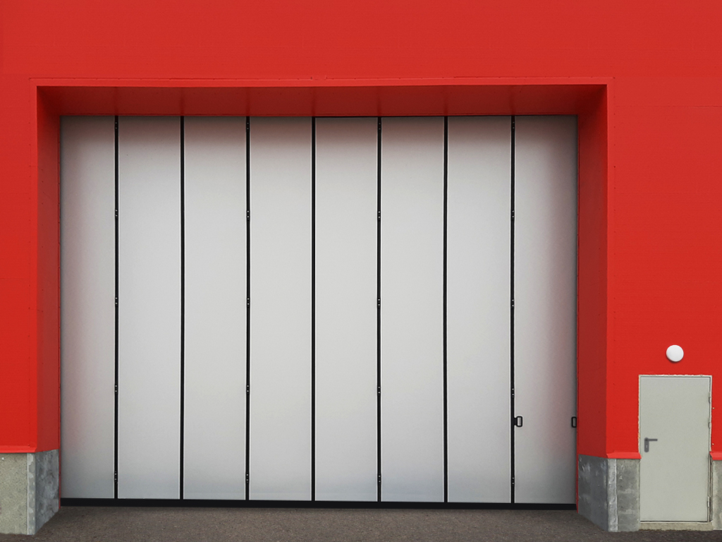 Промышленные откатные ворота без нижней направляющей серии ISG