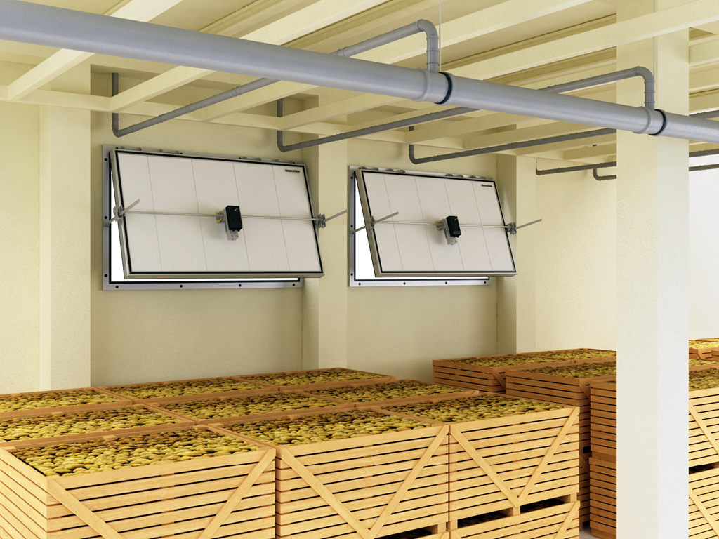 Клапан вентиляционный для овощехранилищ серии VV