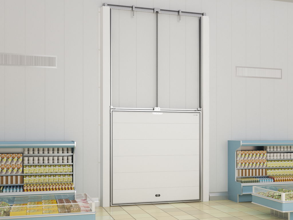 Дверь подъемная вертикальная для охлаждаемых помещений серии IDV