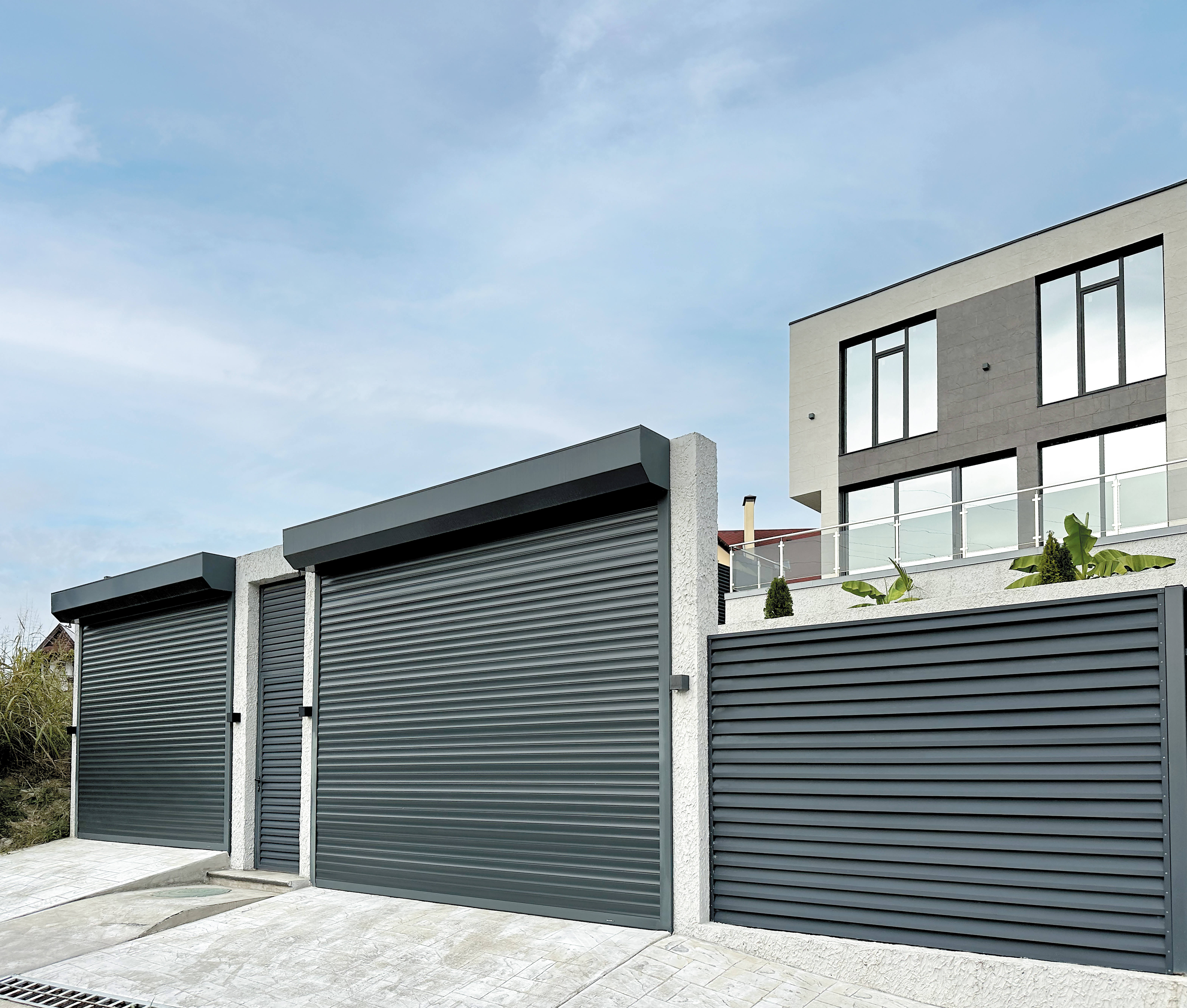 Рольворота из стального профиля (взломоустойчивые) RHS75, RHS75P